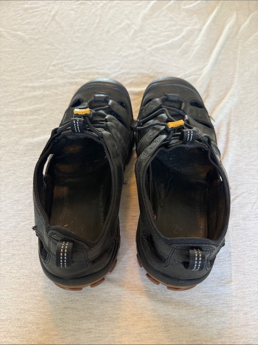 Keen Waterproof Black Leather Men’s Outdoor Sandals - Picture 2 of 4